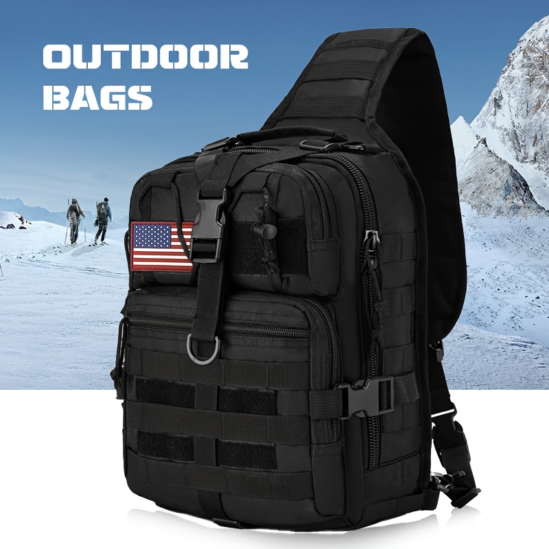 Edc Everyday Carry Gear - 1pc 6.6gal Tactical Sling Backpack, Single