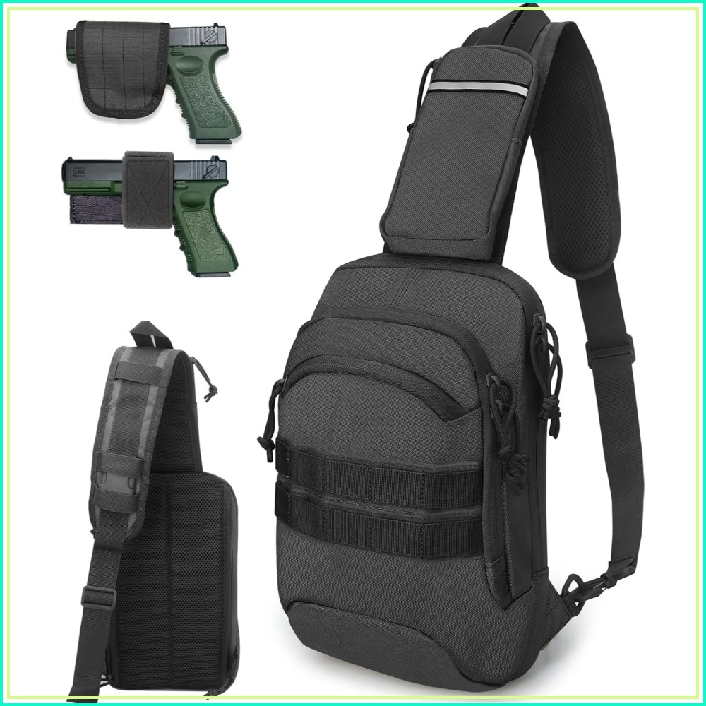 Edc Concealed Carry Backpack - Tactical Sling Chest Bag EDC Shoulder