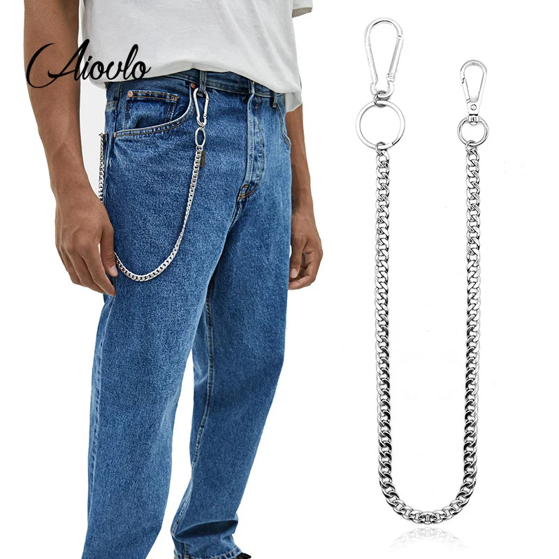 45cm Stainless Steel Punk Hip- - مراجعة Wallet Slim Titanium وسعره