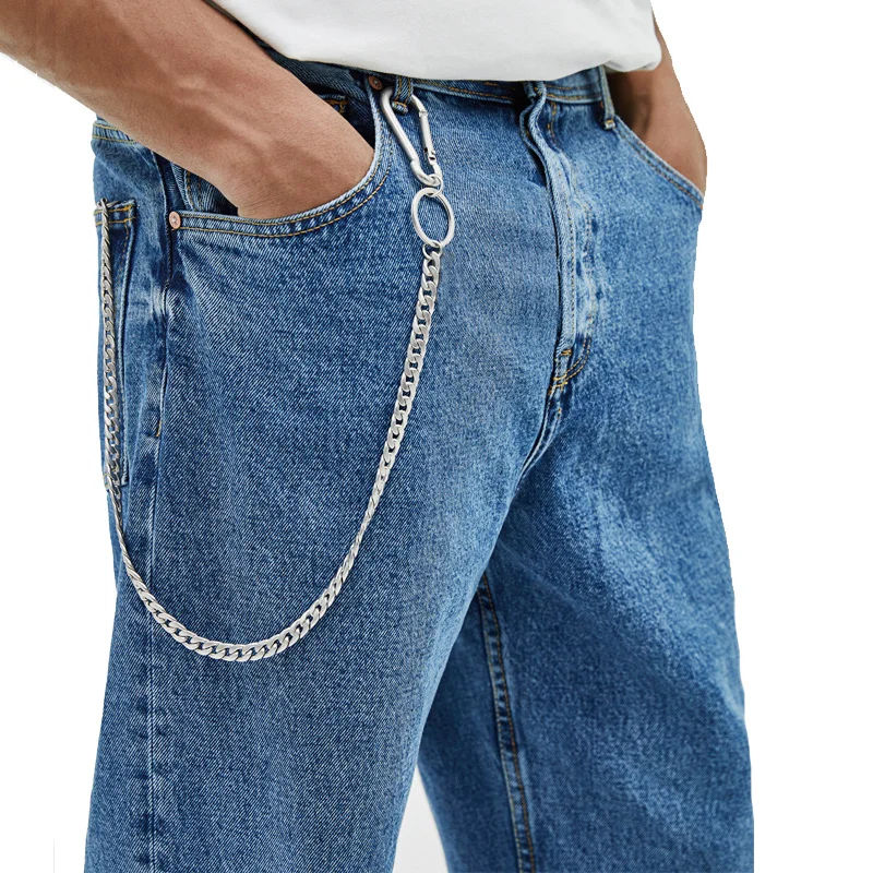 45cm Stainless Steel Punk Hip- - مراجعة Wallet Slim Titanium وسعره