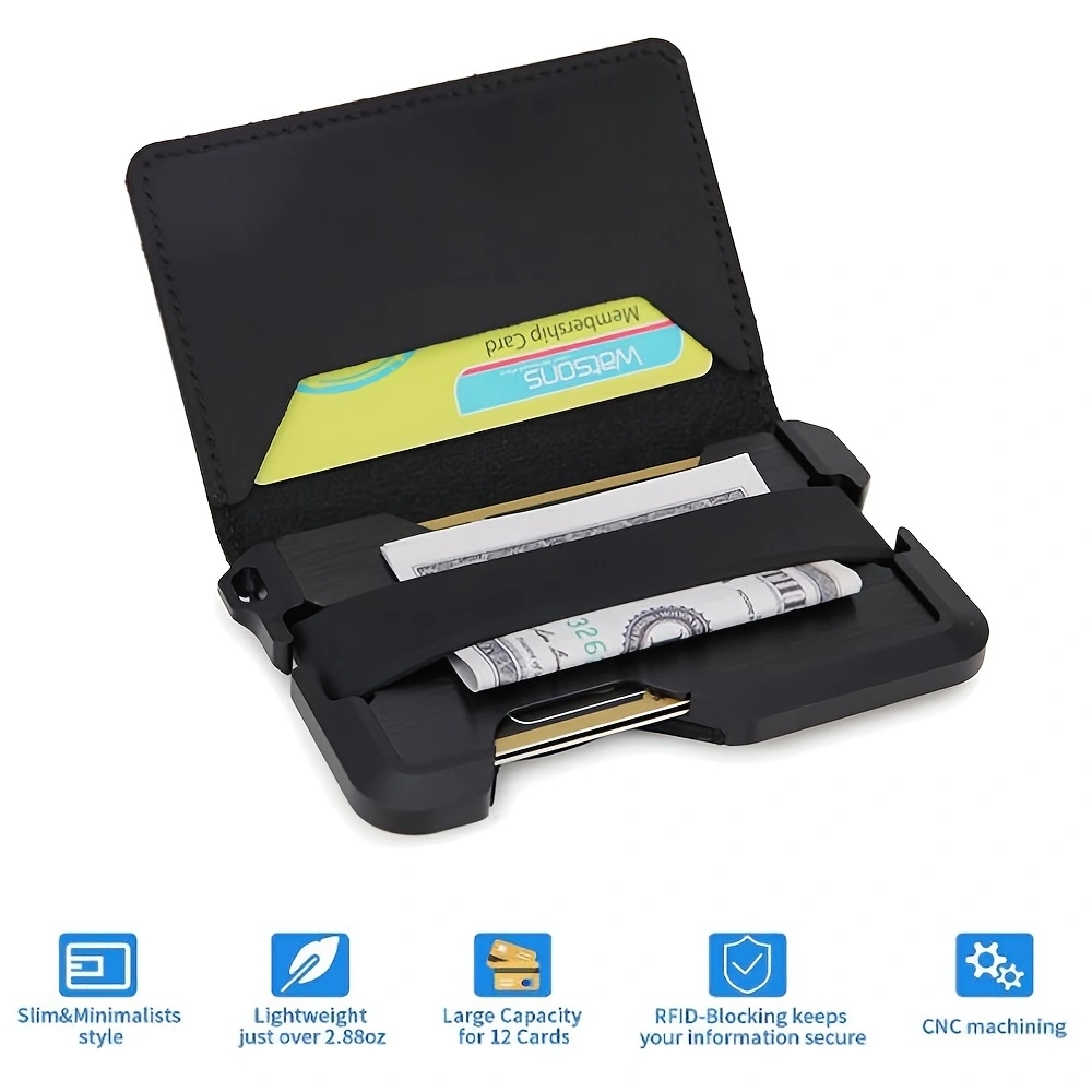 Men Smart Metal EDC Wallets wi - مراجعة Edc Carry Card وسعره