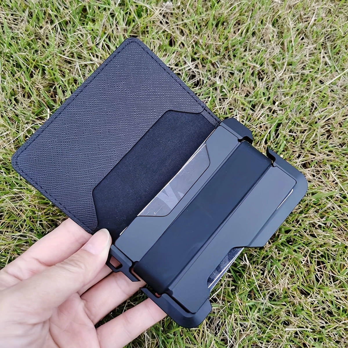 Men Smart Metal EDC Wallets wi - مراجعة Edc Carry Card وسعره