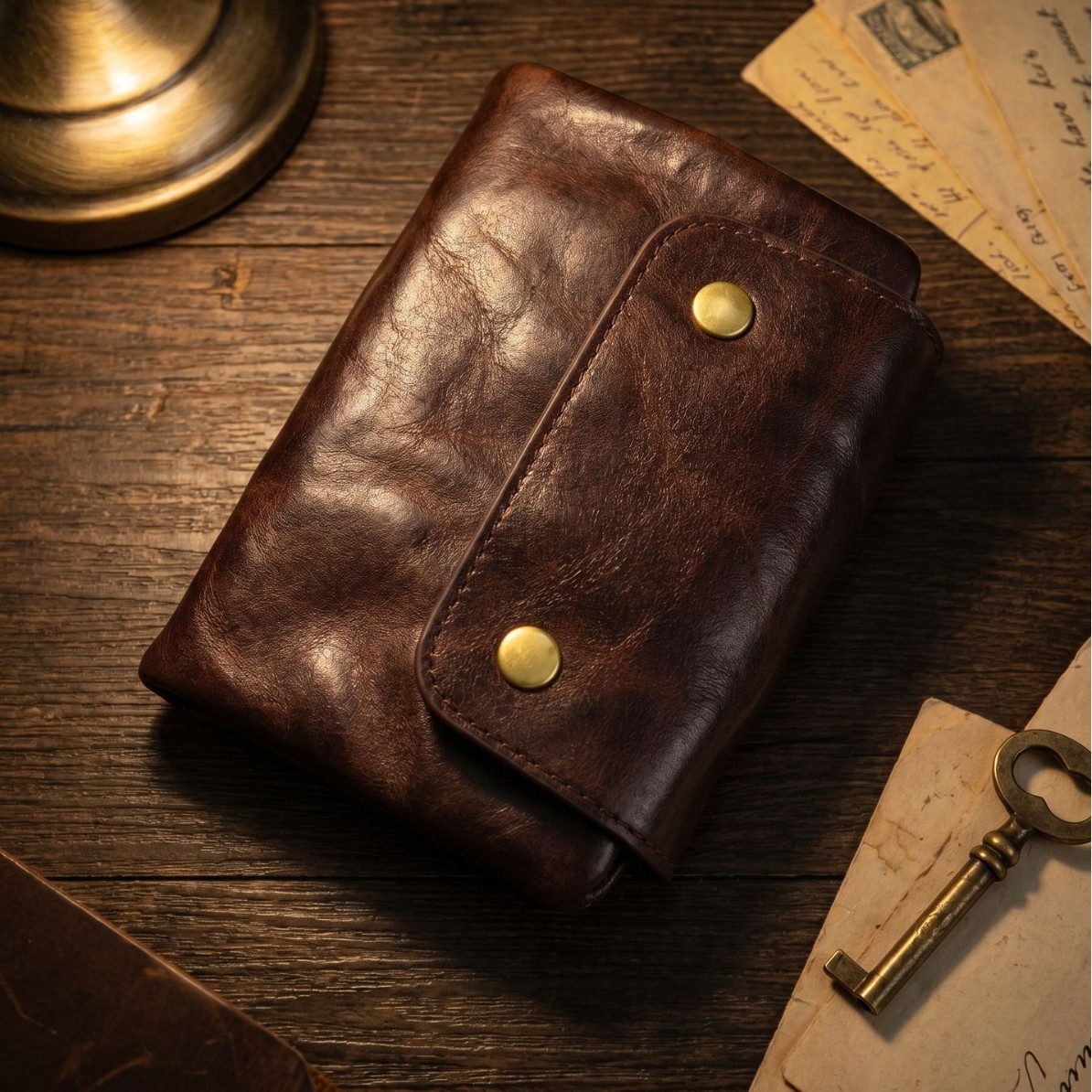Vintage Full-Grain Leather Sna - مراجعة Edc Carry Card وسعره