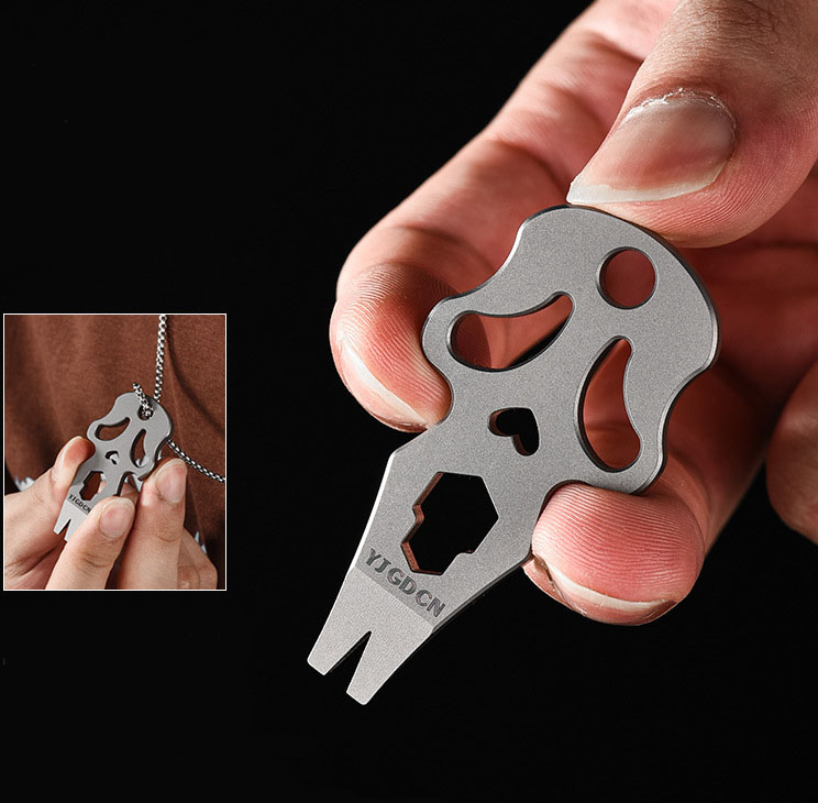 Multifunctional Hex Key Wrench - مراجعة Titanium Pry Bar وسعره