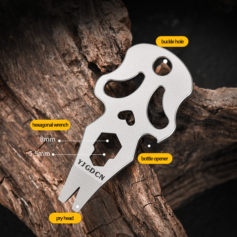 Multifunctional Hex Key Wrench - مراجعة Titanium Pry Bar وسعره
