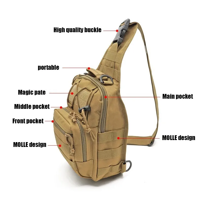 Military Tactical Sling Backpa - مراجعة Edc Concealed Carry Backpack وسعره