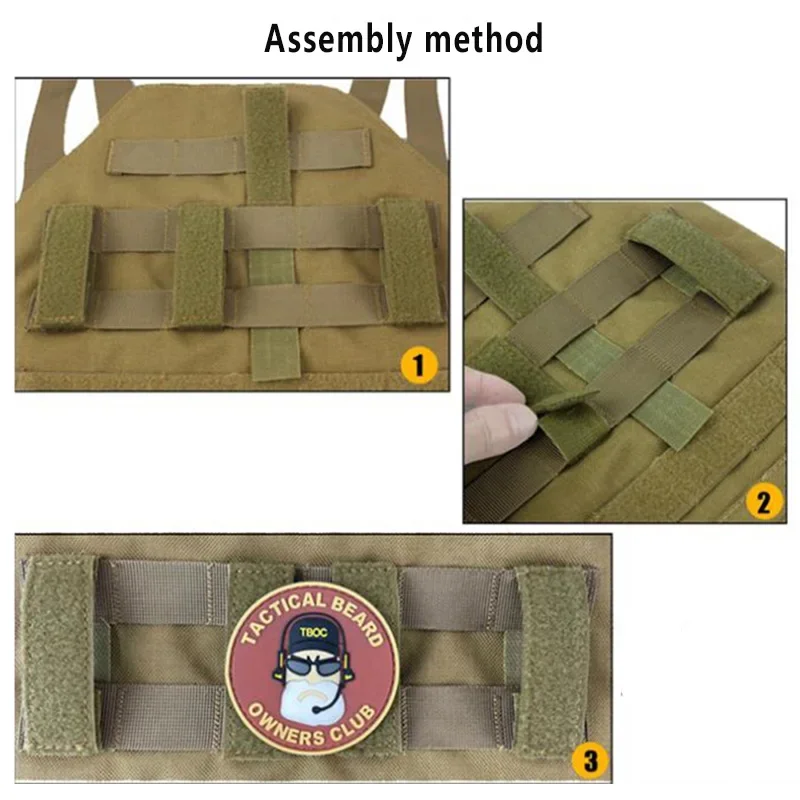 4PCS Molle Strip Adapter Vest  - مراجعة Edc Carry Card وسعره