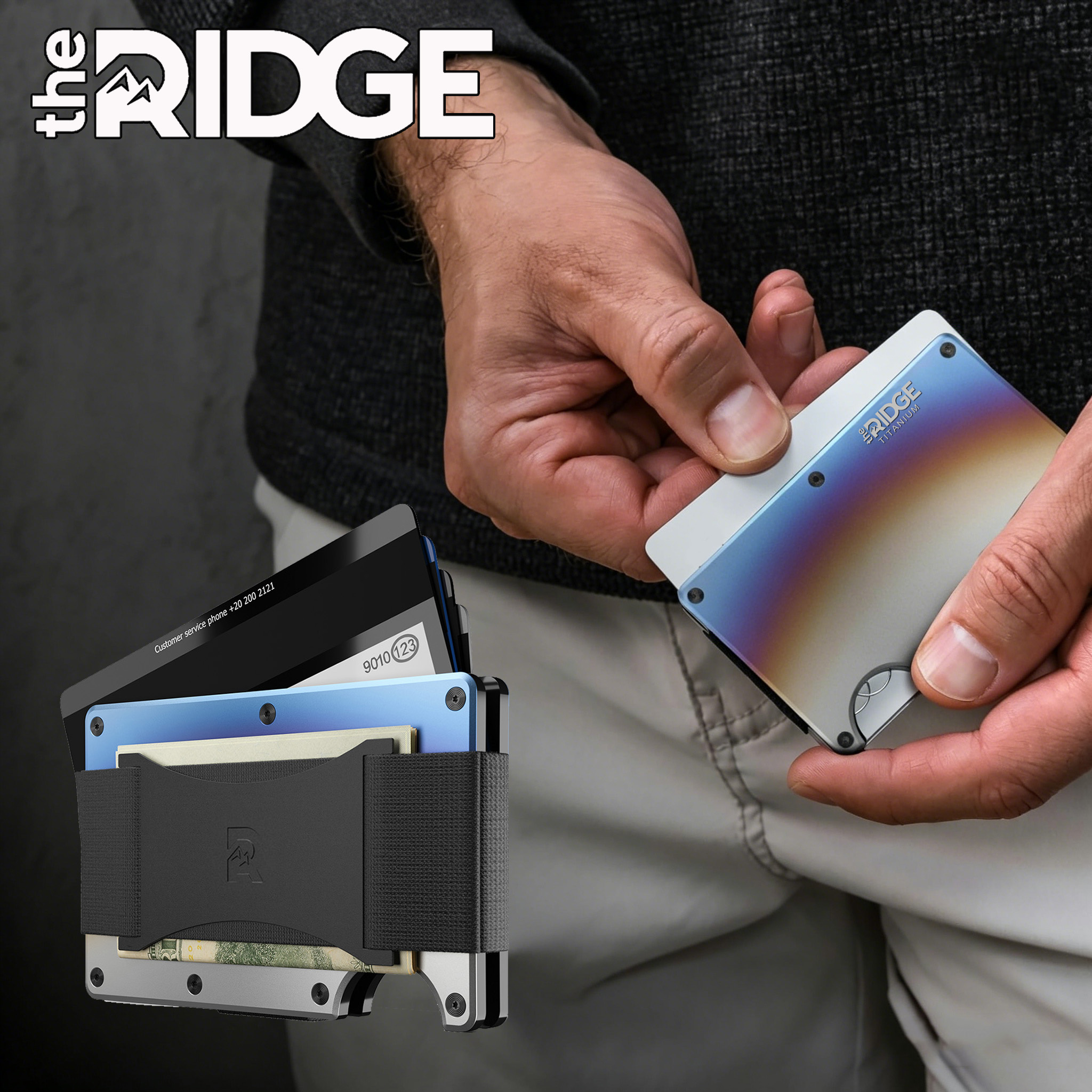 The Ridge Wallet for Men, RFID - مراجعة Wallet Slim Titanium وسعره