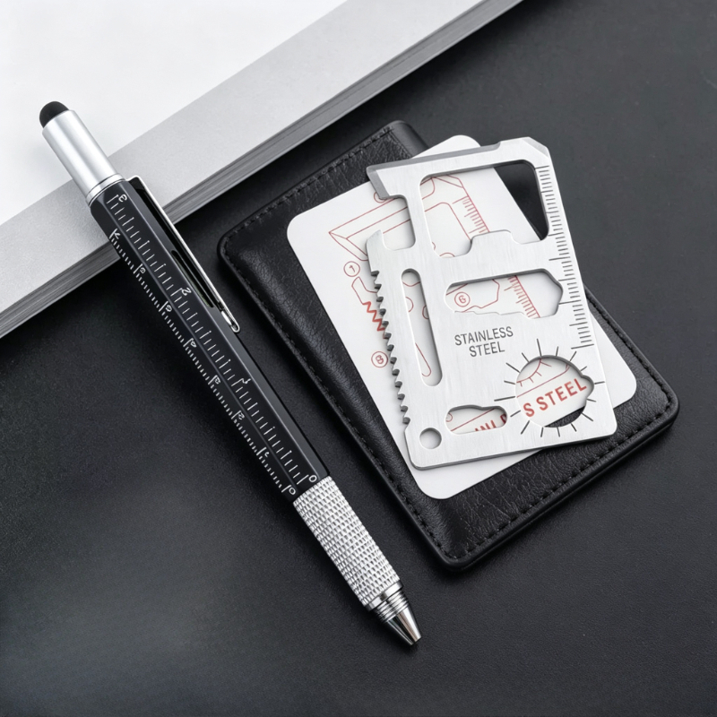 Men Gifts 6-in-1 Multitool Pen - مراجعة Edc Every Day Carry おもちゃ وسعره