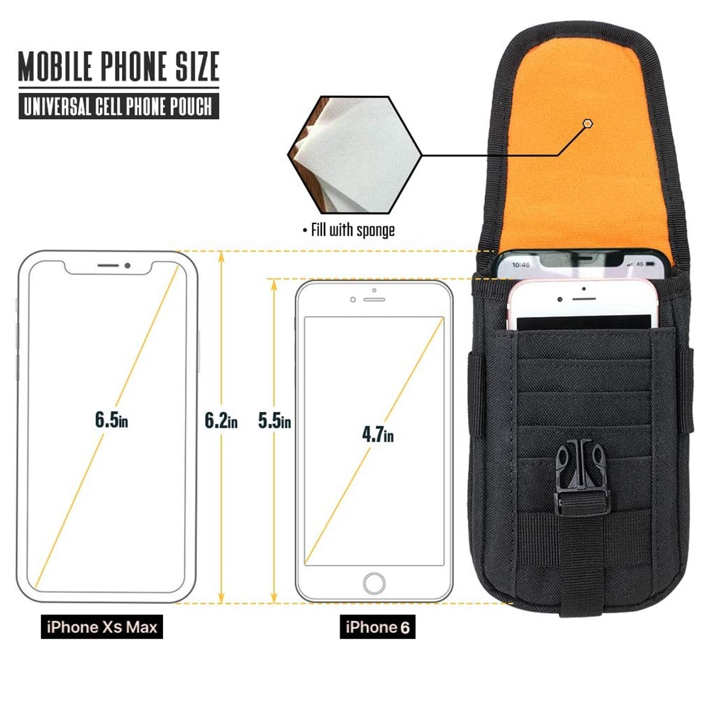 Tactical Phone Pouch Molle,Sma - مراجعة Edc Carry Card وسعره