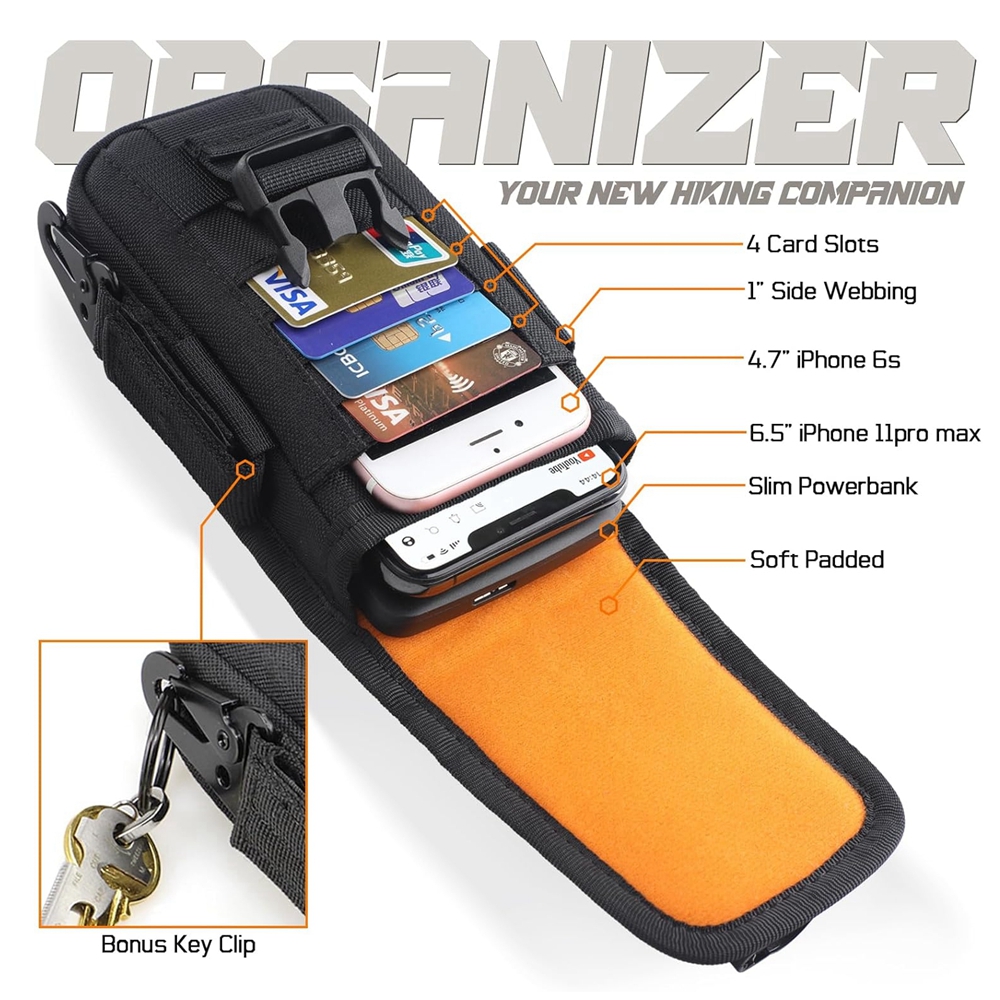 Tactical Phone Pouch Molle,Sma - مراجعة Edc Carry Card وسعره