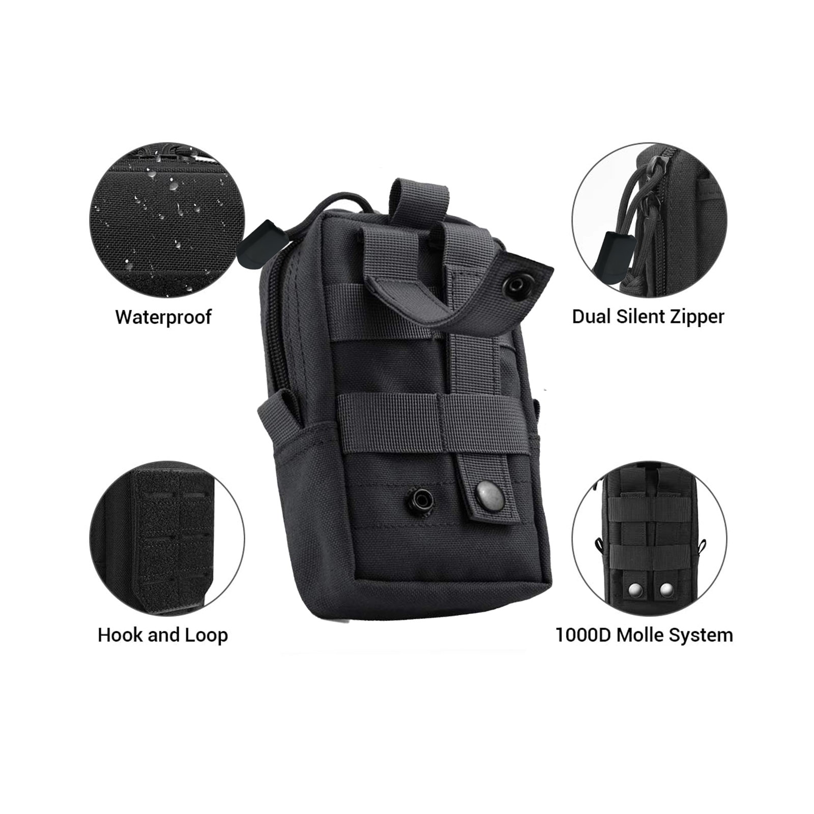 Tactical Molle Pouch Waist Bag - مراجعة Edc Carry Pack وسعره