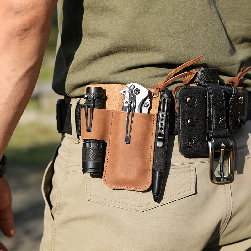EDC Leather Flashlight Tool Ho - مراجعة Edc Everyday Carry وسعره
