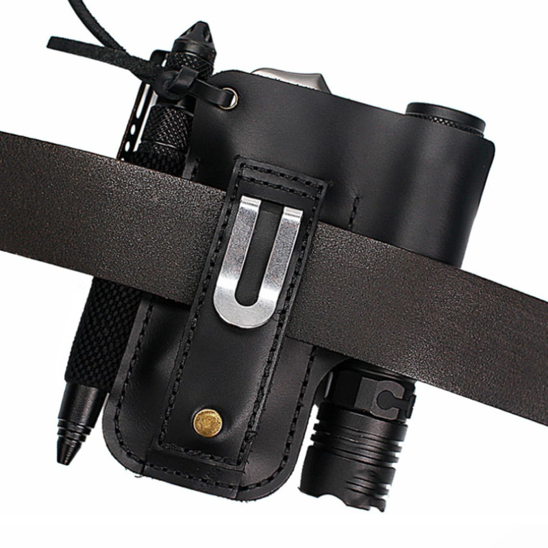 EDC Leather Flashlight Tool Ho - مراجعة Edc Everyday Carry وسعره
