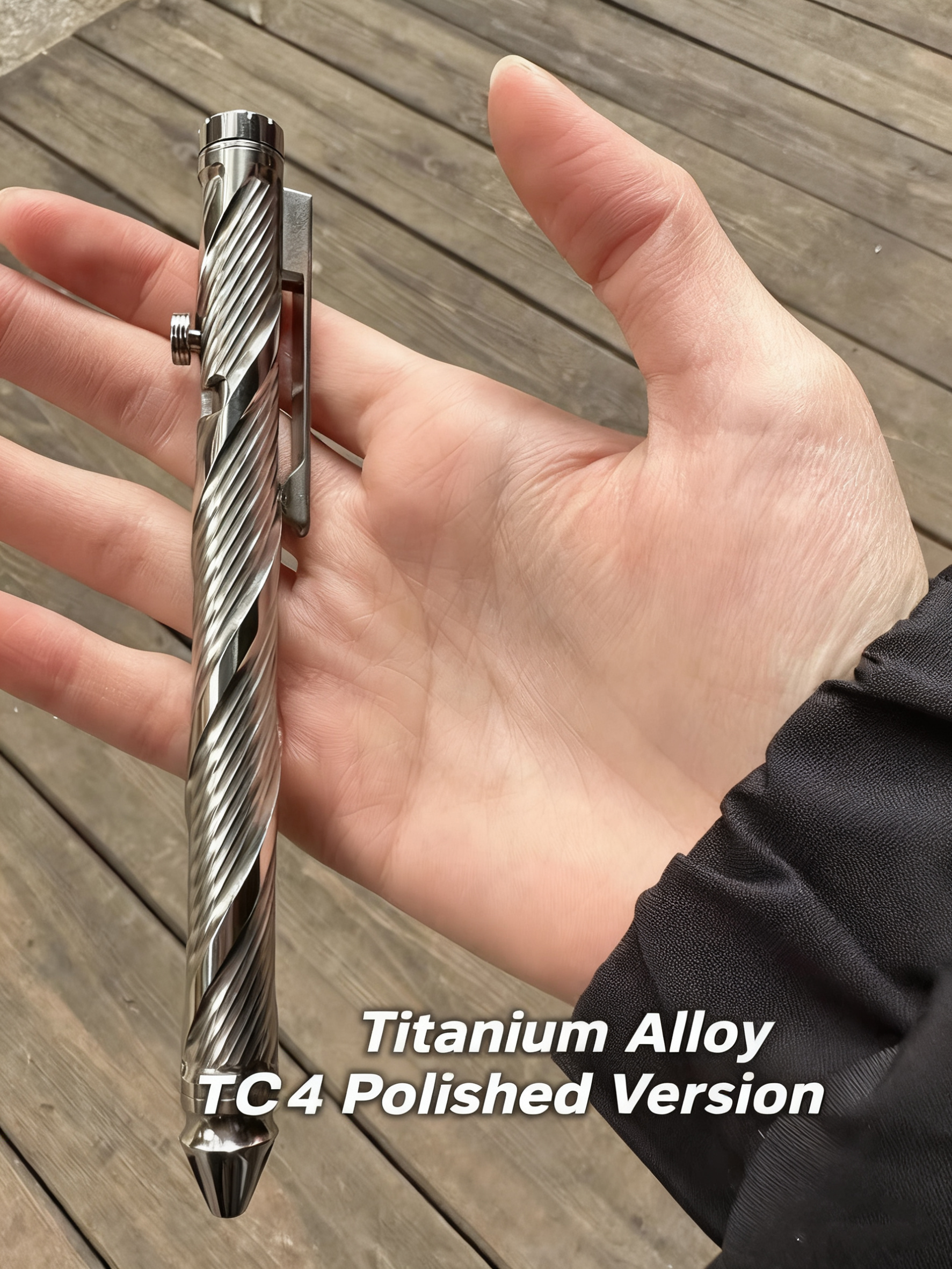 EDC Titanium Pen with Ball Bea - مراجعة Edc Everyday Carry Gear وسعره