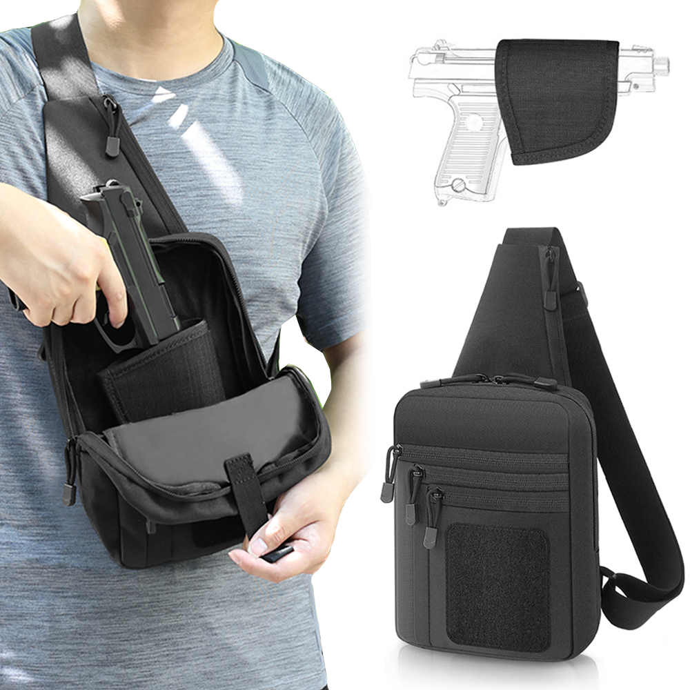 Tactical Pistol Gun Bag Concea - مراجعة Edc Carry Handgun وسعره