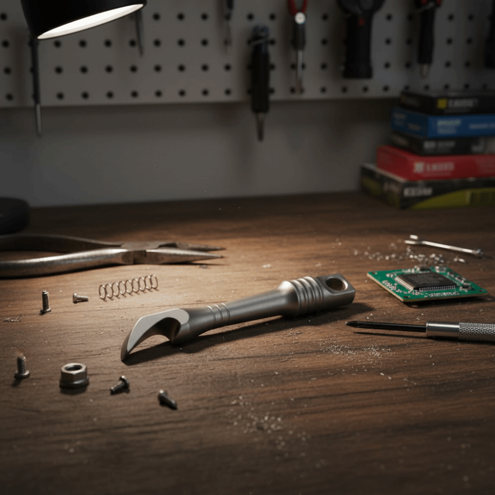 Titanium Alloy Mini Keychain M - مراجعة Titanium Pry Bar وسعره