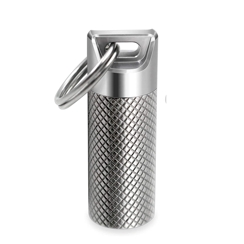 Titanium Alloy Mini Waterproof - مراجعة Edc Pill Carry وسعره