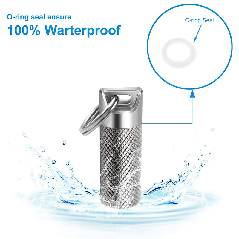 Titanium Alloy Mini Waterproof - مراجعة Edc Pill Carry وسعره