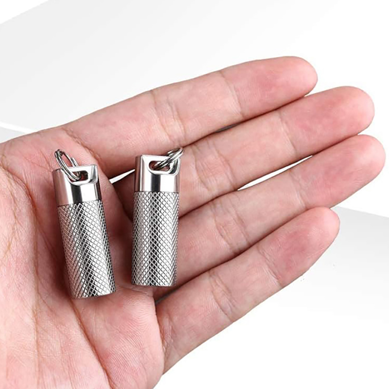 Titanium Alloy Mini Waterproof - مراجعة Edc Pill Carry وسعره
