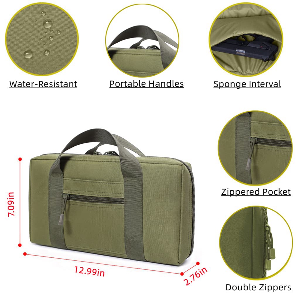 Tactical Pistol Range Bag Gun  - مراجعة Edc Carry Handgun وسعره
