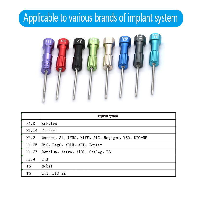 Dental Implant Screwdriver Den - مراجعة Micro Screwdriver Kit وسعره