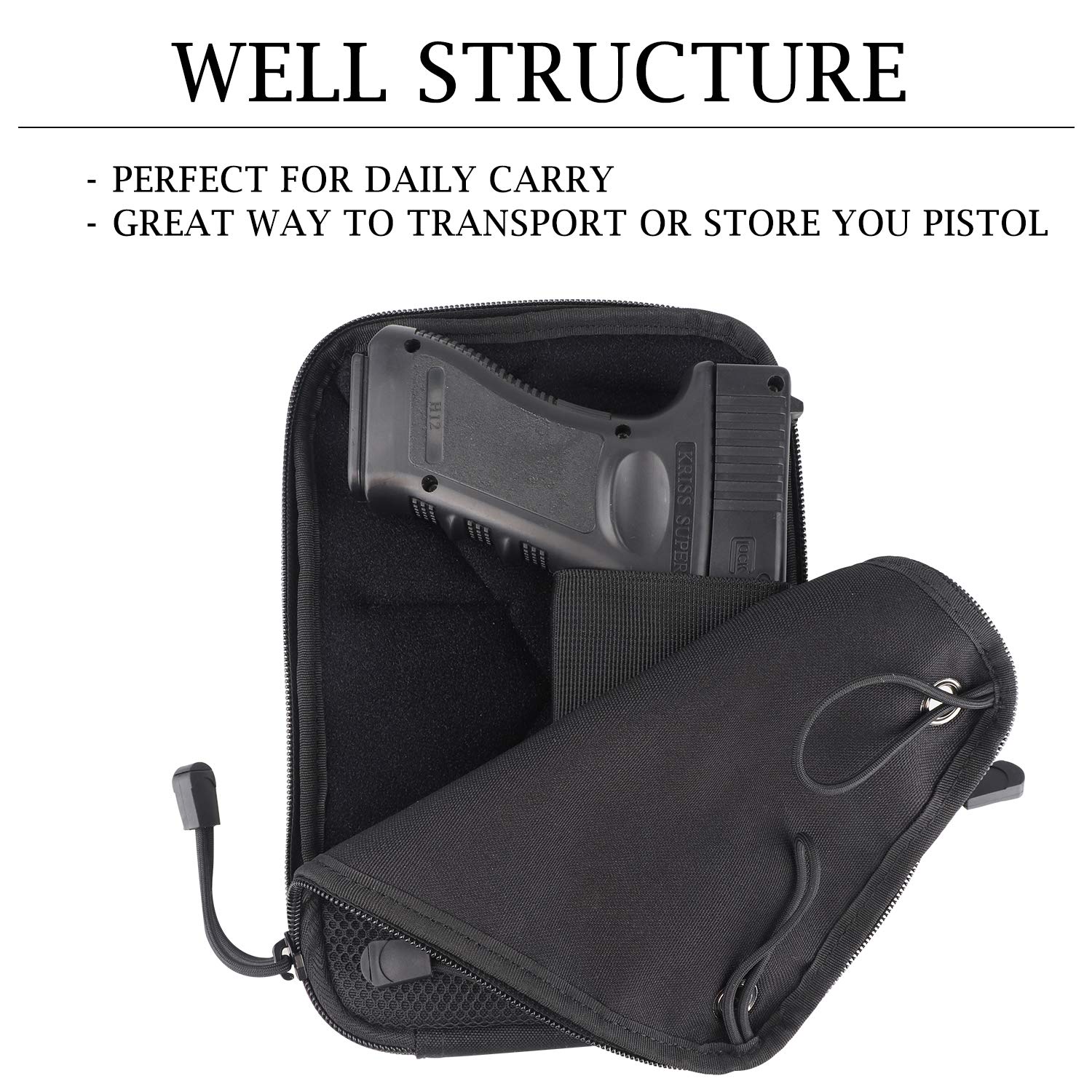 Molle Tactical Concealed Gun H - مراجعة Edc Carry Handgun وسعره
