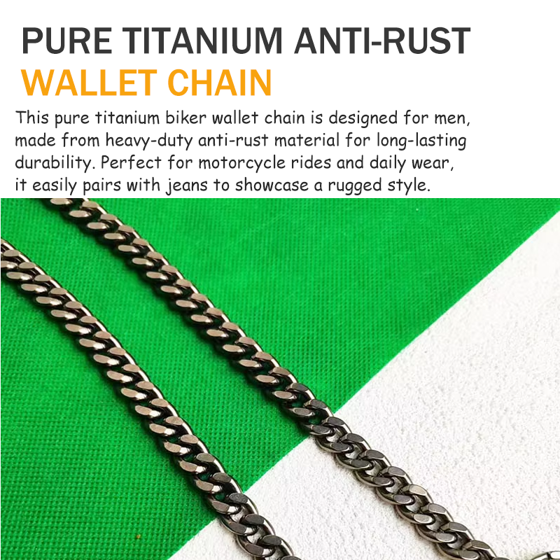Pure Titanium Biker Wallet Cha - مراجعة Wallet Slim Titanium وسعره