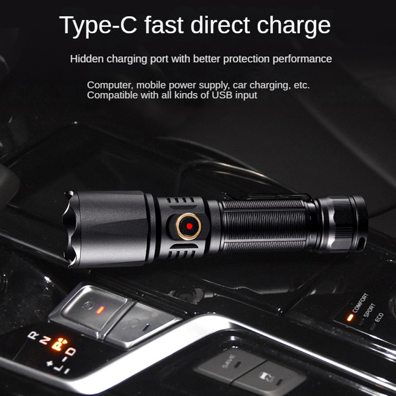 Type-C USB Rechargeable 21700  - مراجعة Edc Day Carry وسعره