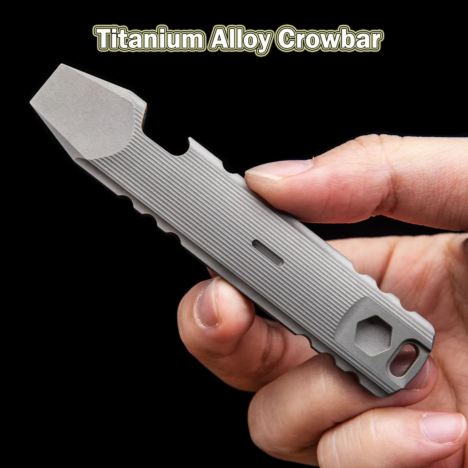 9.4CM Titanium Alloy Crowbar M - مراجعة Titanium Pry Bar وسعره
