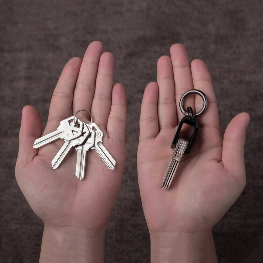 EDC Mini Key Organizer Keychai - مراجعة Edc Carry Card وسعره