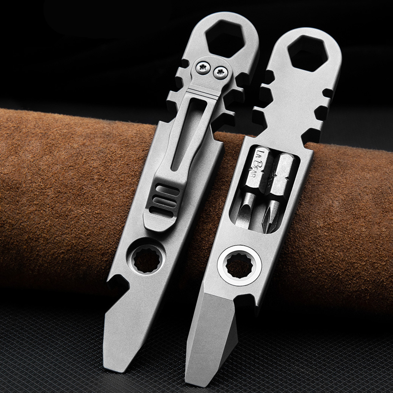 Outdoor Portable EDC Multifunc - مراجعة Titanium Pry Bar وسعره