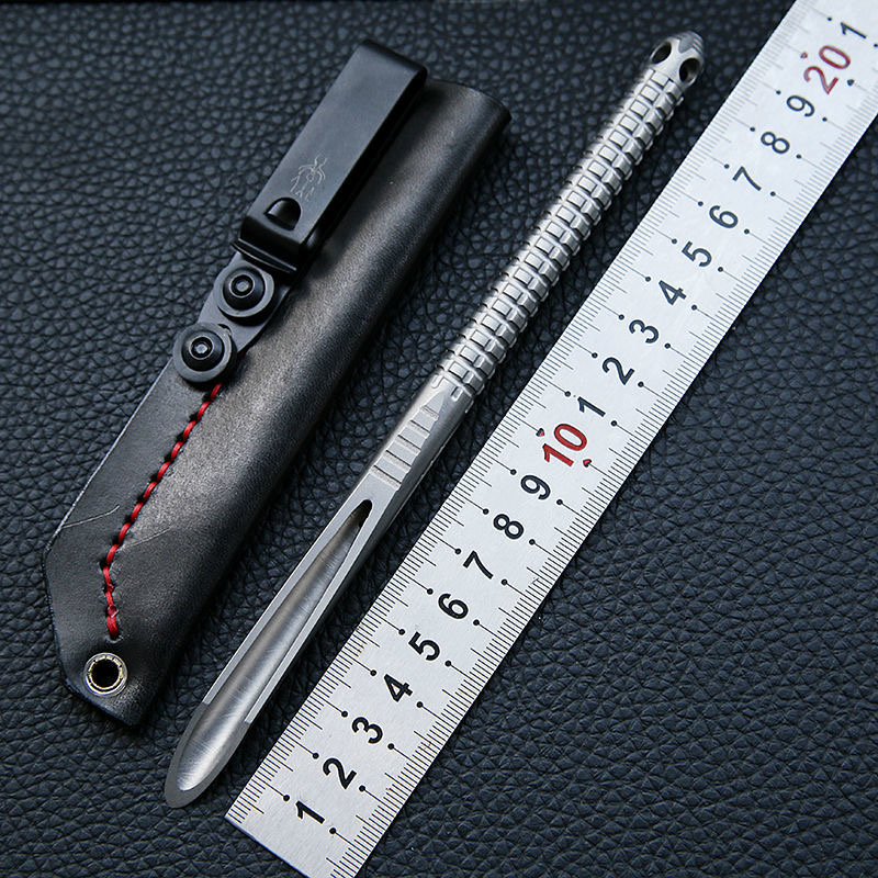 197mm Large Straw TC4 Titanium - مراجعة Titanium Pry Bar وسعره