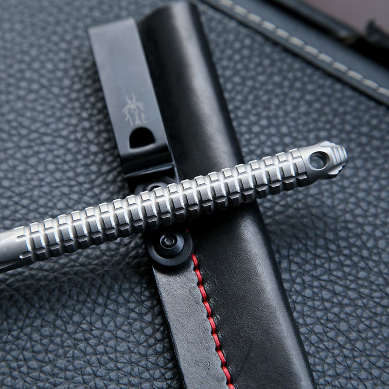 197mm Large Straw TC4 Titanium - مراجعة Titanium Pry Bar وسعره