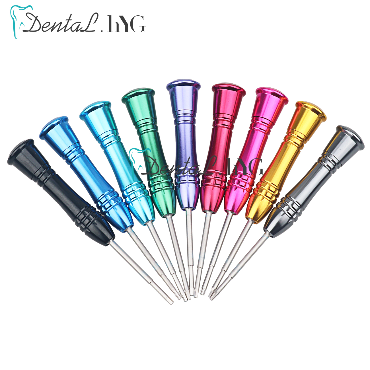 9pc/set Dental Laboratory Stai - مراجعة Micro Screwdriver Kit وسعره