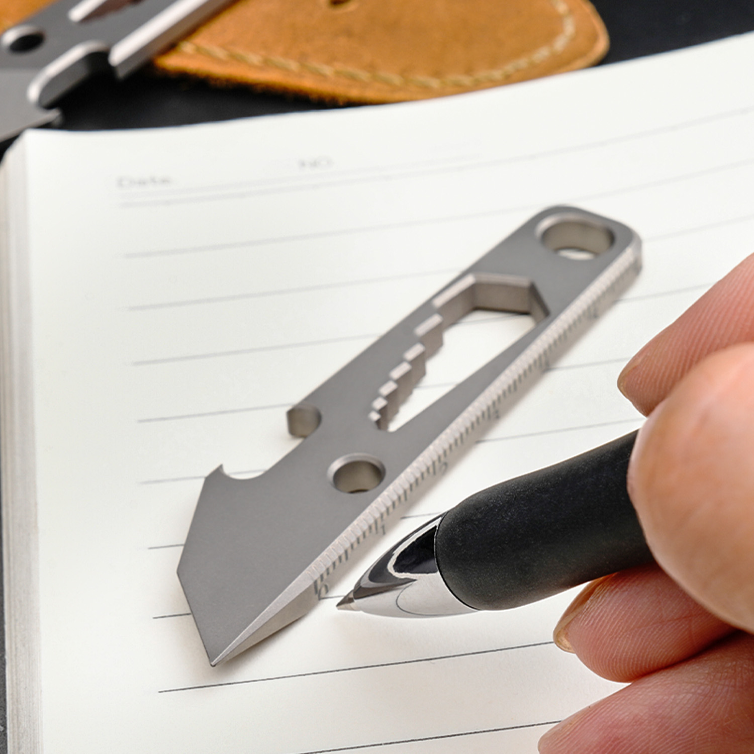 Multifunctional EDC pry bar, t - مراجعة Titanium Pry Bar وسعره