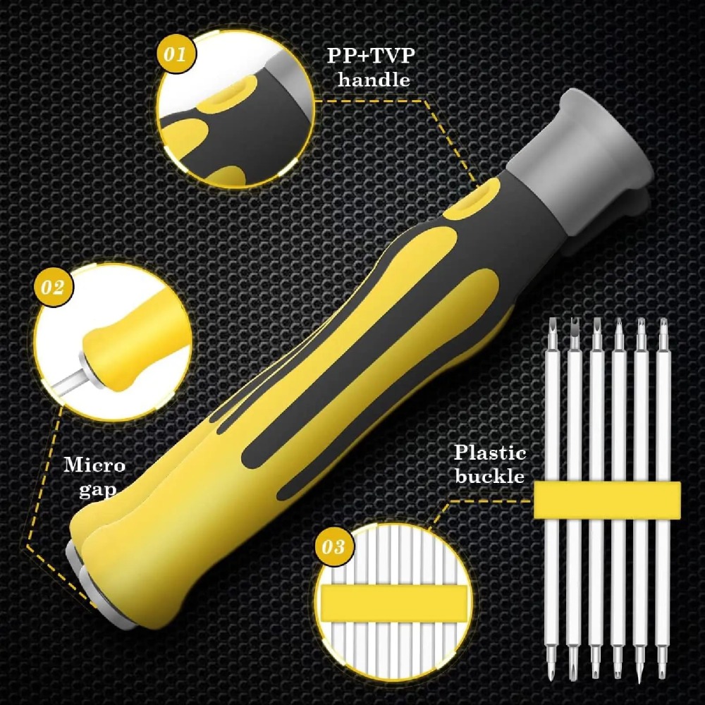 12 in 1 Screwdriver Set Multif - مراجعة Micro Screwdriver Kit وسعره