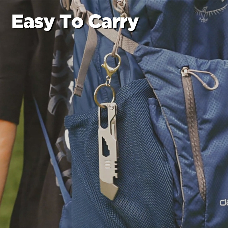 Outdoor Portable EDC Multifunc - مراجعة Titanium Pry Bar وسعره