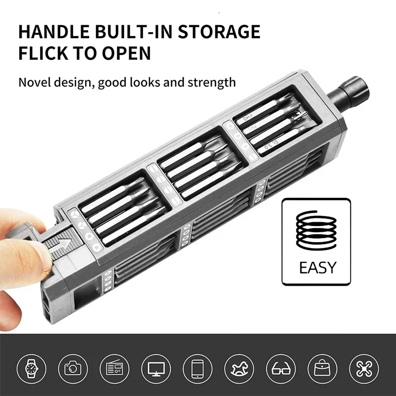 Precision Screwdriver Set 30 3 - مراجعة Micro Screwdriver Kit وسعره