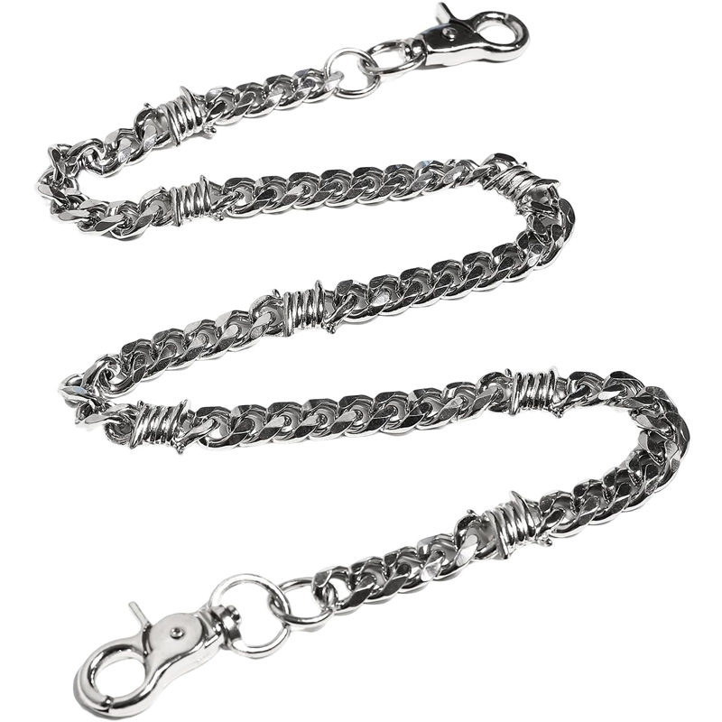 Biker Wallet Chain for Men Boy - مراجعة Wallet Slim Titanium وسعره