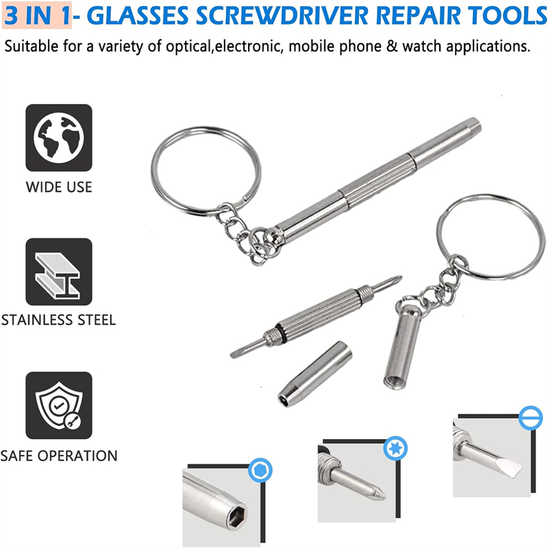 Mini Hand Glasses Screwdrivers - مراجعة Micro Screwdriver Kit وسعره