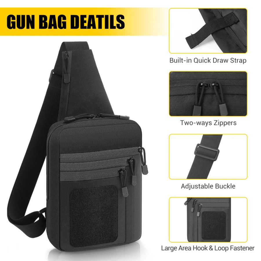 CAOX Tactical Pistol Gun Bag C - مراجعة Edc Carry Handgun وسعره