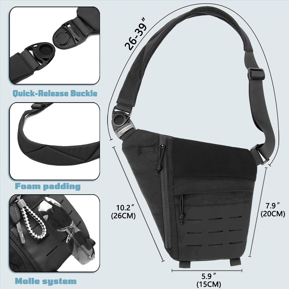 Tactical Bag Concealed Gun Bag - مراجعة Edc Concealed Carry Backpack وسعره