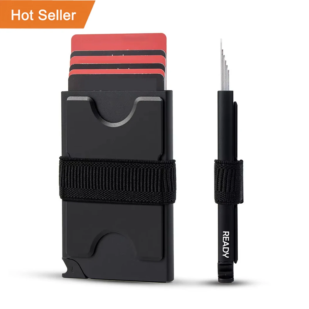 Slim Wallet for Men Titanium A - مراجعة Wallet Slim Titanium وسعره